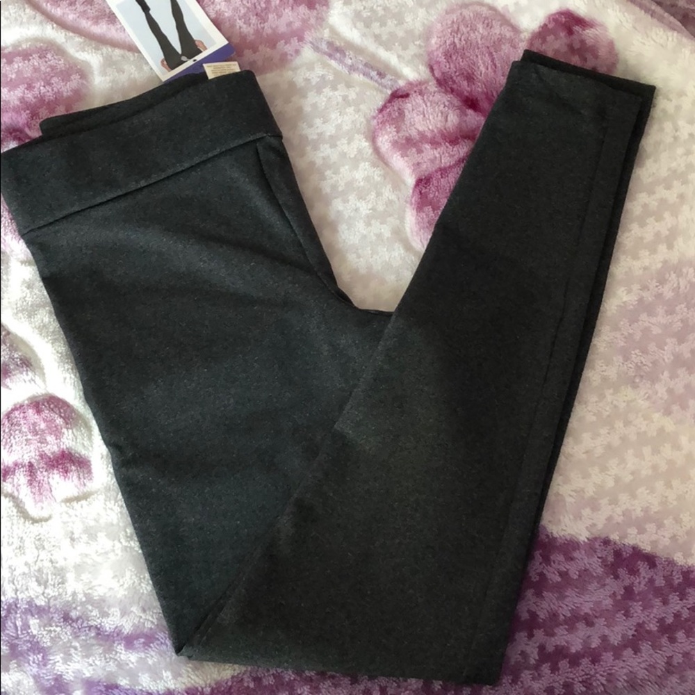 NEW WITH TAGS!!! Charcoal color leggings